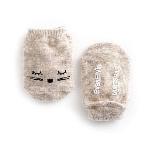 Good Night Ankle Socks (Beige/Blue/Yellow/Pink) - Go PJ Party