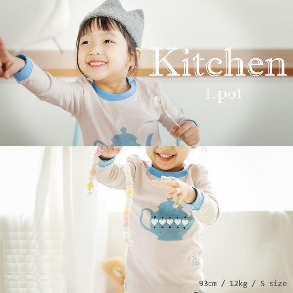 Tea Pot Long Sleeve Pajama