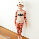 Bat Pink Long Sleeve Pajama - Go PJ Party