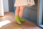 RunRun Green Ribbed Socks - Go PJ Party