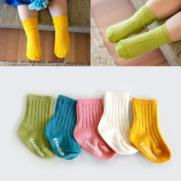 RunRun Green Ribbed Socks - Go PJ Party