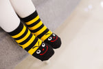 Bee & Ladybug Ankle Socks (Yellow/Red) - Go PJ Party