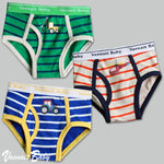 Vehicle Boys Briefs 3pack - Go PJ Party