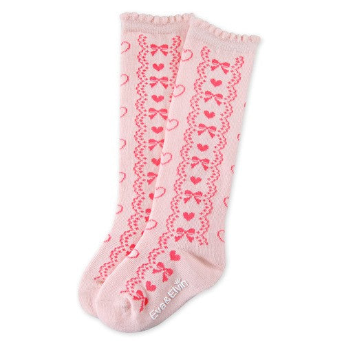 Princess Knee Socks (Pink/Ivory/Beige) - Go PJ Party