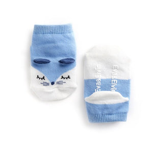 Sleepy Cat Baby Socks (Blue/Pink) - Go PJ Party