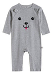 Grey Dog Baby One-piece - Go PJ Party