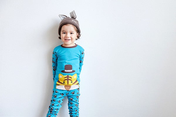 Secret Tiger Long Sleeve Pajama - Go PJ Party