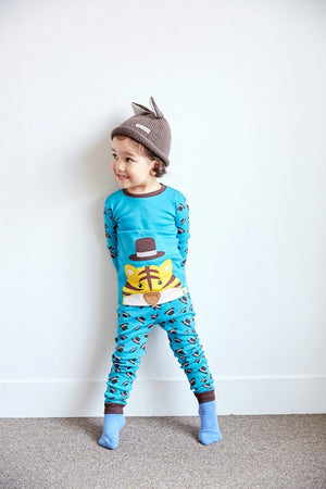 Secret Tiger Long Sleeve Pajama - Go PJ Party