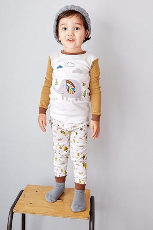 Coco Elephant Long Sleeve Pajama - Go PJ Party