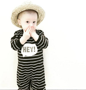 Hey Speech Bubble Set (Jumpsuit & Hat) - Go PJ Party