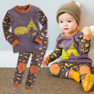 Camping Tour Long Sleeve Pajamas - Go PJ Party