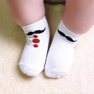 Mustache Baby Socks Gift Box - Go PJ Party