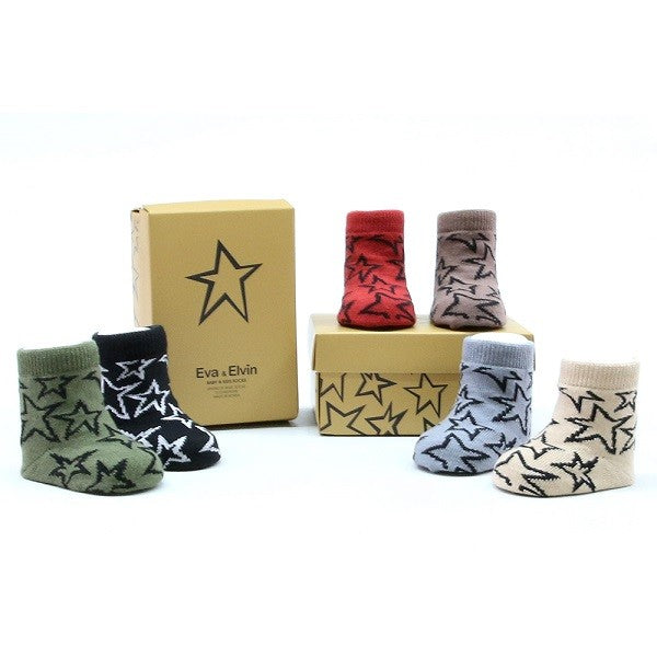 Big Star Baby Socks Gift Box - Go PJ Party
