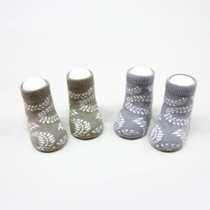 Fern Leaf Baby Socks Gift Box - Go PJ Party