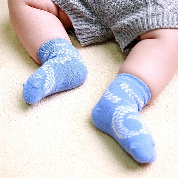 Fern Leaf Baby Socks Gift Box - Go PJ Party