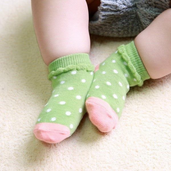 Polka dots Baby Socks Gift Box - Go PJ Party