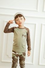 Pocket Military Long Sleeve Pajama - Go PJ Party