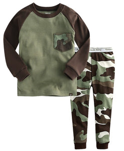 Pocket Military Long Sleeve Pajama - Go PJ Party