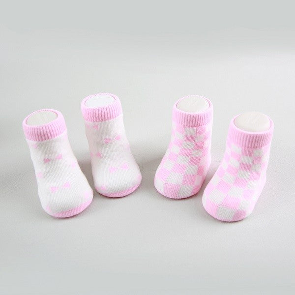 Pink Baby Socks Gift Box - Go PJ Party