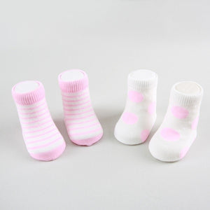 Pink Baby Socks Gift Box - Go PJ Party