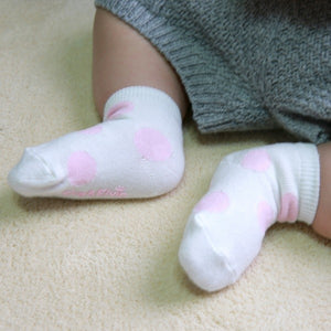 Pink Baby Socks Gift Box - Go PJ Party