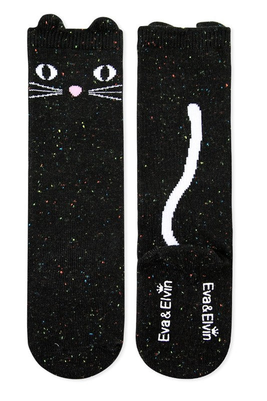 Black Cat Knee Socks - Go PJ Party