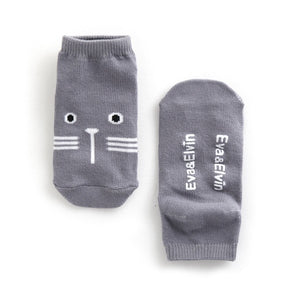 Monster Ankle Socks (Brown/Grey/Black) - Go PJ Party