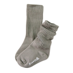 Bold Color Toe Warmer Socks (Brick/Mustard/Navy/Grey) - Go PJ Party