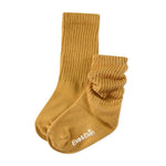 Bold Color Toe Warmer Socks (Brick/Mustard/Navy/Grey) - Go PJ Party