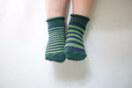 Pippi Ankle Socks (Green/Mint/Purple)