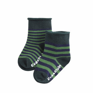 Pippi Ankle Socks (Green/Mint/Purple)