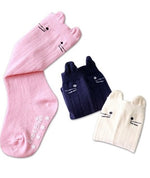 Nero Knee Socks (Navy/Ivory/Pink) - Go PJ Party