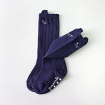 Nero Knee Socks (Navy/Ivory/Pink) - Go PJ Party