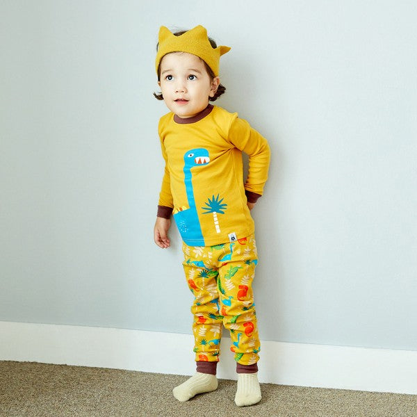 Dino King Camel Long Sleeve Pajamas - Go PJ Party