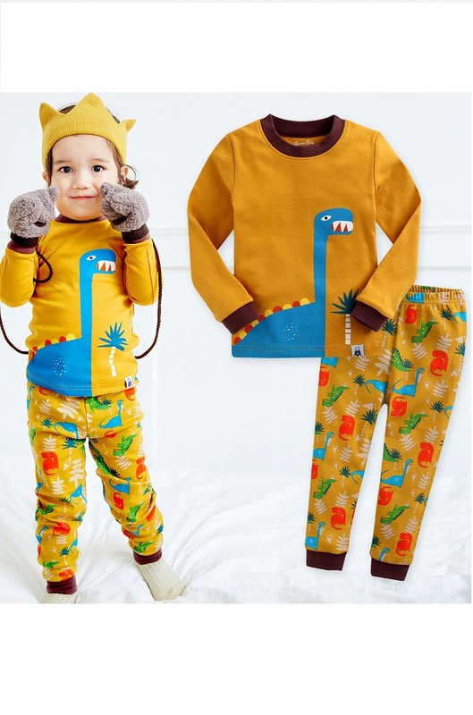 Dino King Camel Long Sleeve Pajamas - Go PJ Party