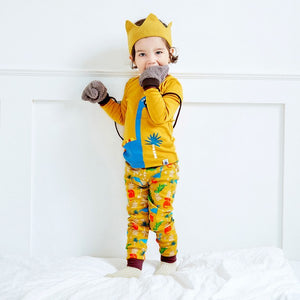 Dino King Camel Long Sleeve Pajamas - Go PJ Party