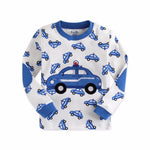 Blue Car Long Sleeve Pajamas - Go PJ Party