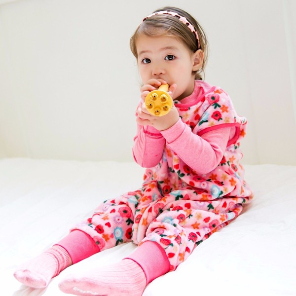 Pink Daisy Soft Microfibre Blanket Sleeper - Go PJ Party