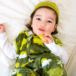 Green Dino Park Soft Microfibre Blanket Sleeper - Go PJ Party