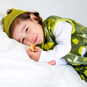 Green Dino Park Soft Microfibre Blanket Sleeper - Go PJ Party