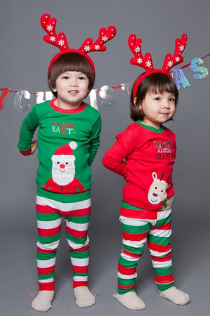 I Love Santa Long Sleeve Pajama - Go PJ Party