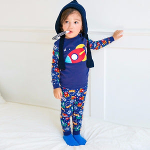 Little Rocket Long Sleeve Pajamas - Go PJ Party