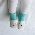 Sheep Cozy Ankle Socks (Mint/Pink) - Go PJ Party