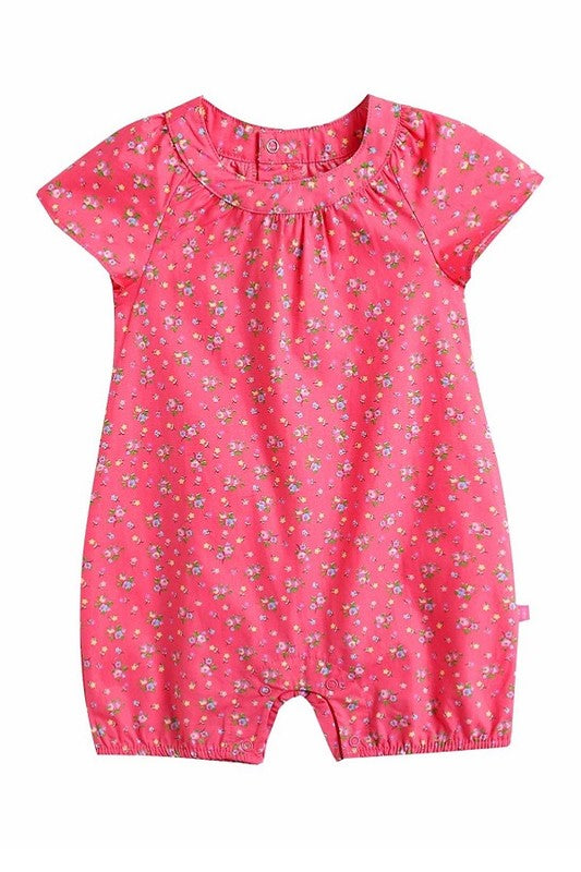 Pink Bloom Baby Bodysuit - Go PJ Party