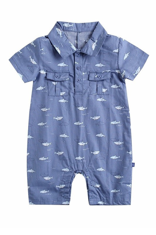 Baby Shark Baby Bodysuit - Go PJ Party