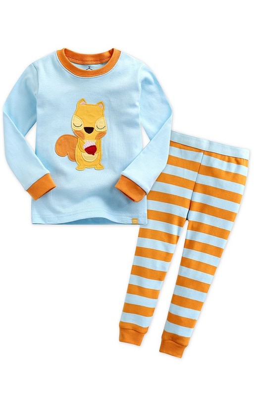 Mini Squirrel Long Sleeve Pajama - Go PJ Party