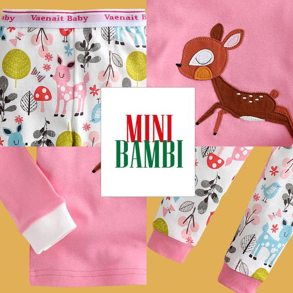 Mini Bambi Long Sleeve Pajama - Go PJ Party