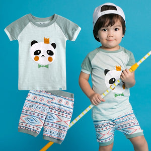 Mint Pang Short Sleeve Pajamas - Go PJ Party