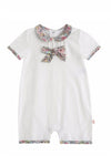 Flower Ribbon Baby Bodysuit - Go PJ Party