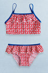Iyou Red Girls Bikini Swimsuit - Go PJ Party